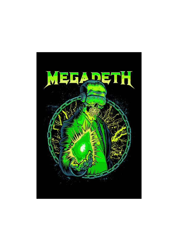 Megadeth 013 Music Print  Concert Wall Art Memorabilia gift A5,A4,A3