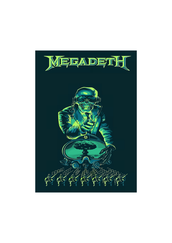 Megadeth 017 Music Print  Concert Wall Art Memorabilia gift A5,A4,A3