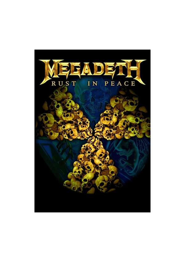 Megadeth 019 Music Print  Concert Wall Art Memorabilia gift A5,A4,A3