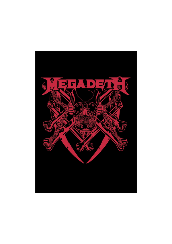 Megadeth 002 Music Print  Concert Wall Art Memorabilia gift A5,A4,A3