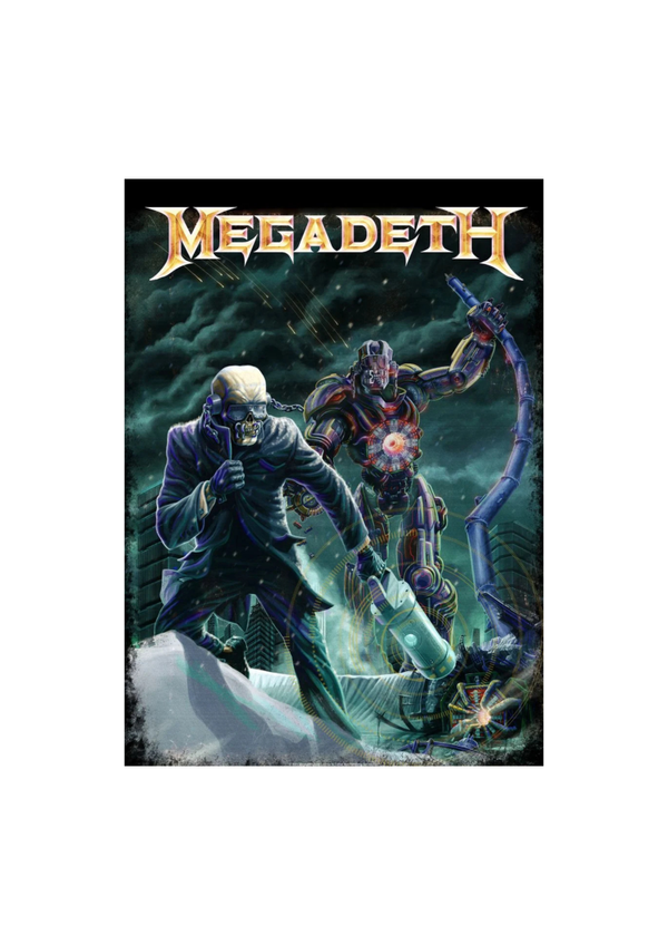 Megadeth 021 Music Print  Concert Wall Art Memorabilia gift A5,A4,A3