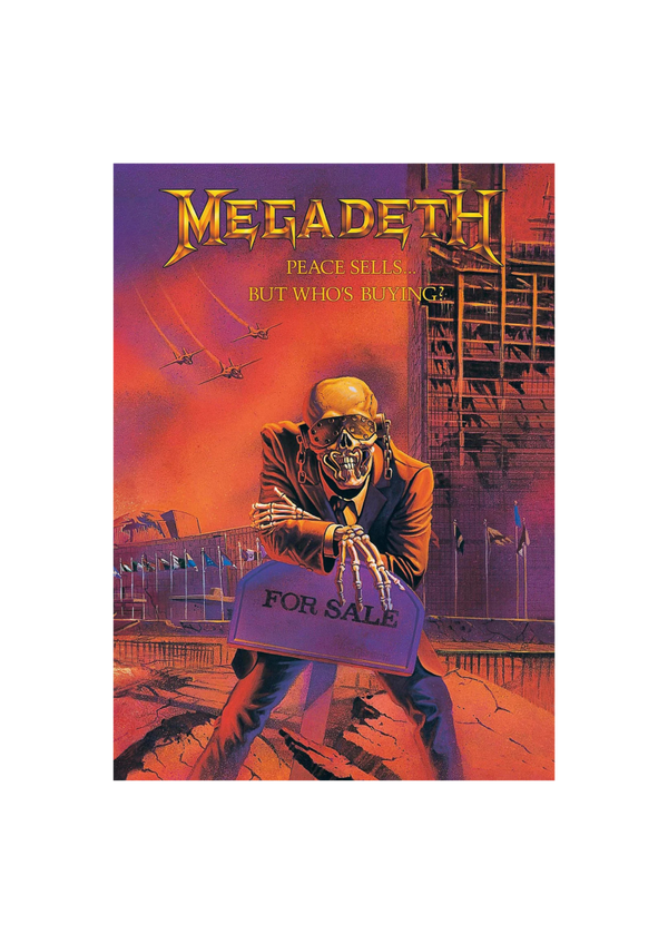 Megadeth 023 Music Print  Concert Wall Art Memorabilia gift A5,A4,A3