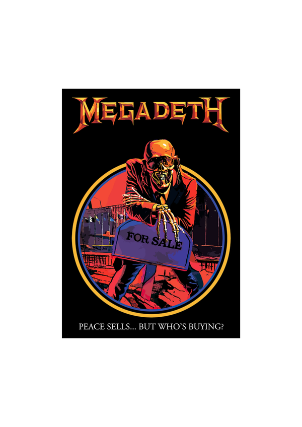 Megadeth 025 Music Print  Concert Wall Art Memorabilia gift A5,A4,A3