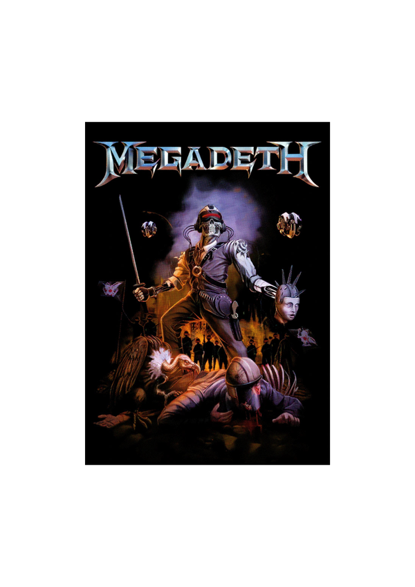 Megadeth 026 Music Print  Concert Wall Art Memorabilia gift A5,A4,A3