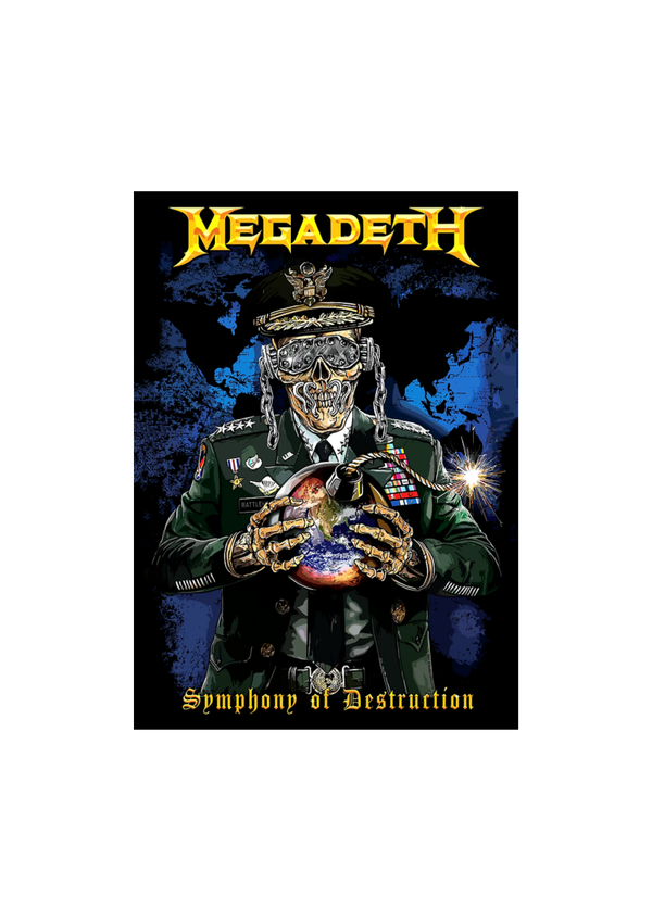 Megadeth 027 Music Print  Concert Wall Art Memorabilia gift A5,A4,A3