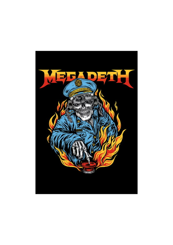Megadeth 006 Music Print  Concert Wall Art Memorabilia gift A5,A4,A3