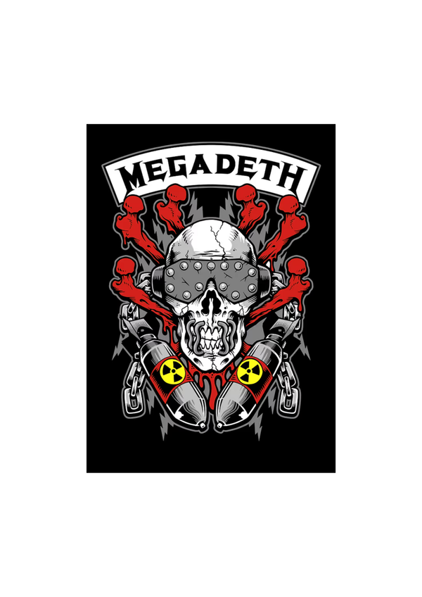 Megadeth 009 Music Print  Concert Wall Art Memorabilia gift A5,A4,A3