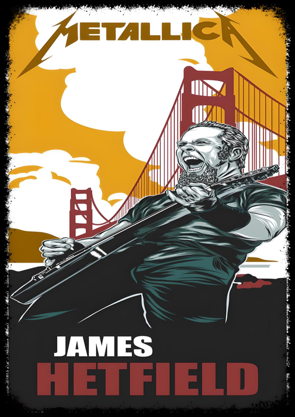 Metallica 22  Music Print  Concert Wall Art Memorabilia gift A5,A4,A3