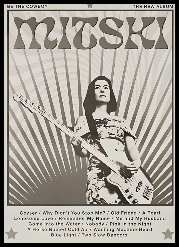 Mitski 1 Music Print  Concert Wall Art Memorabilia gift A5,A4,A3
