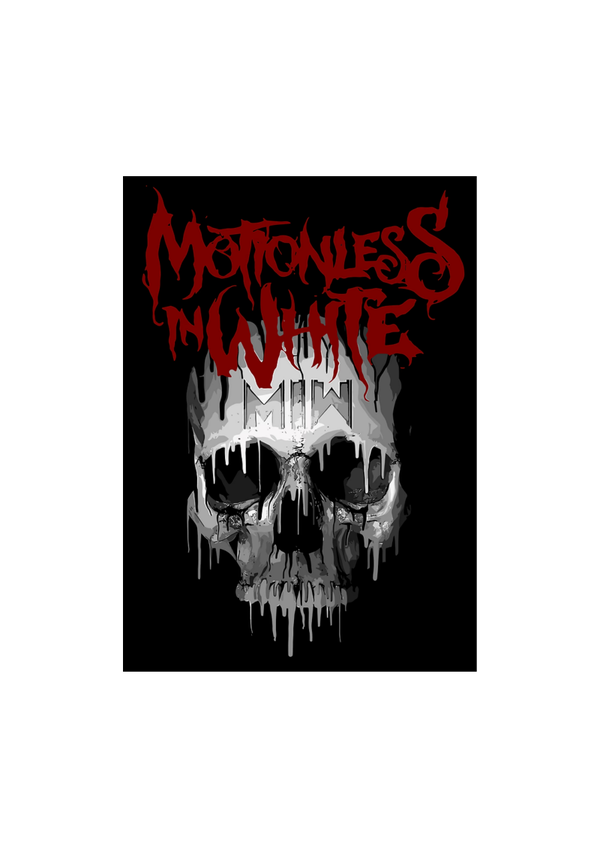 Motionless in white 005 Music Print  Concert Wall Art gift A5,A4,A3