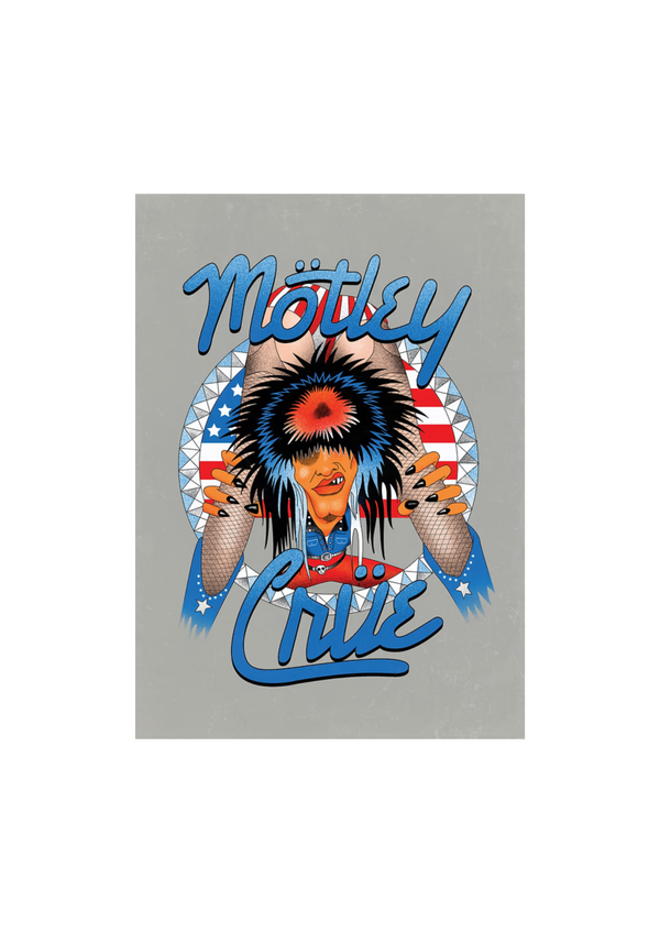 Motley Crue 003 Music Print  Concert Wall Art gift A5,A4,A3