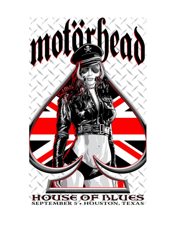 Motorhead 014 Music Print  Concert Wall Art gift A5,A4,A3