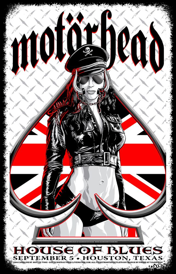 Motorhead 002 Music Print  Concert Wall Art gift A5,A4,A3