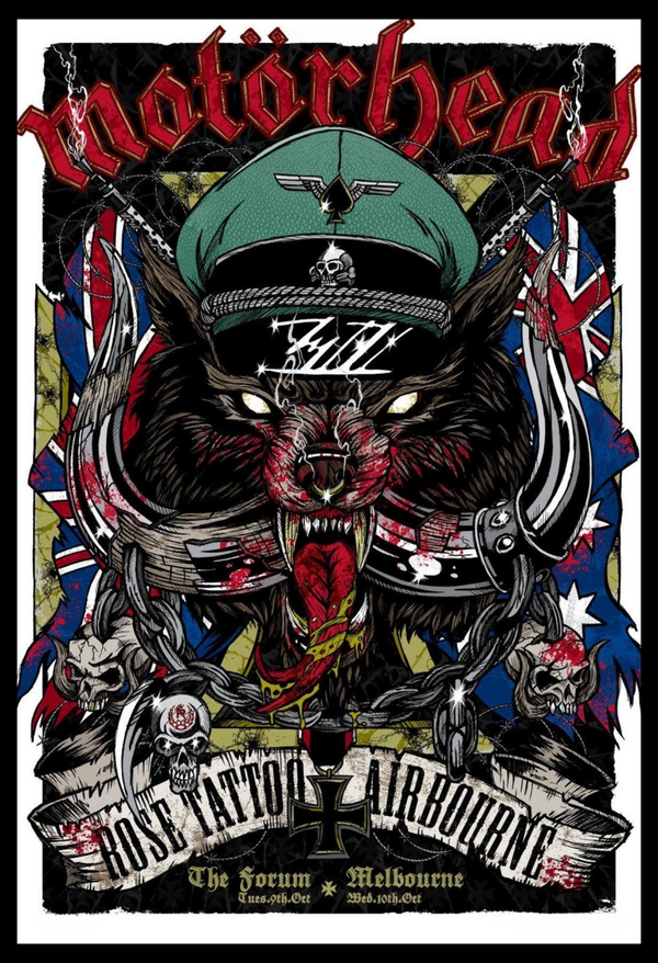 Motorhead 003 Music Print  Concert Wall Art gift A5,A4,A3