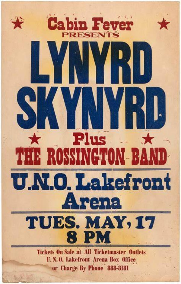 Lynyrd Skynyrd 8  Music Print  Concert Wall Art Memorabilia gift A5,A4,A3