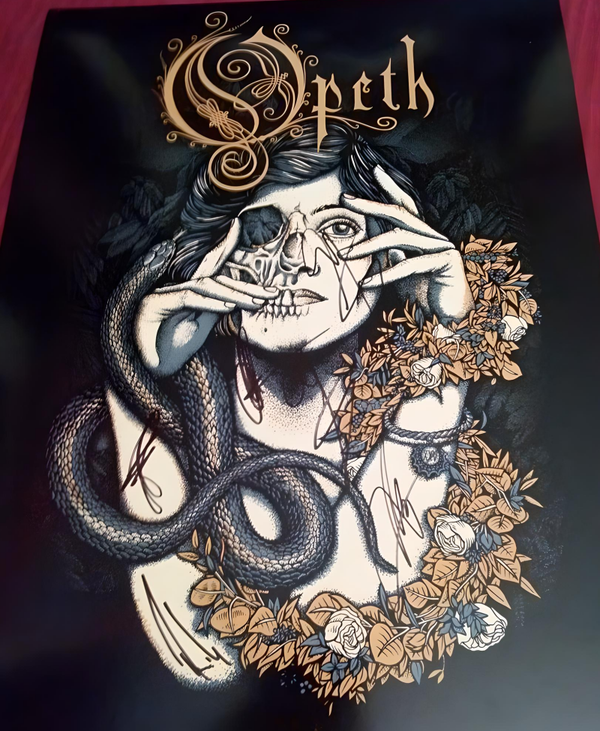 Opeth 1 Music Print  Concert Wall Art Memorabilia gift A5,A4,A3
