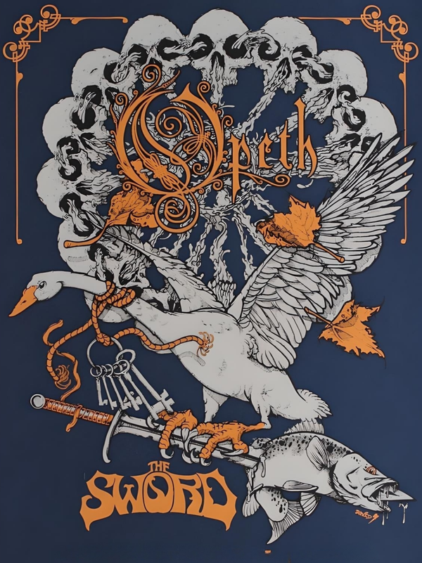 Opeth 10 Music Print  Concert Wall Art Memorabilia gift A5,A4,A3
