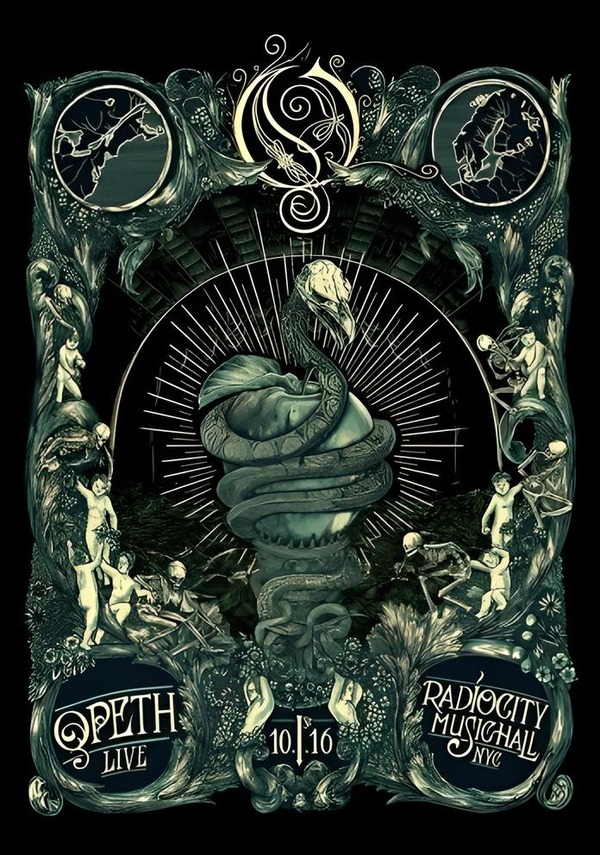 Opeth 6 Music Print  Concert Wall Art Memorabilia gift A5,A4,A3