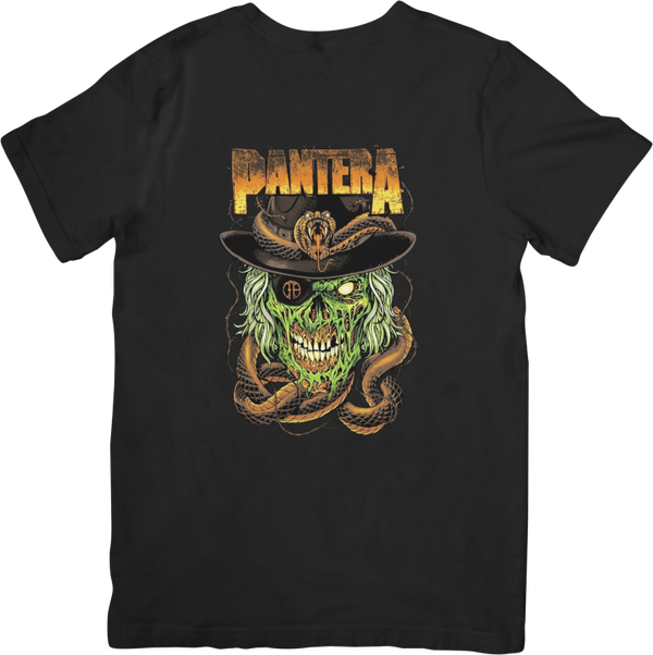 Pantera 7 Music Unisex Fit for Men & Women Quality Cotton T-Shirt Black