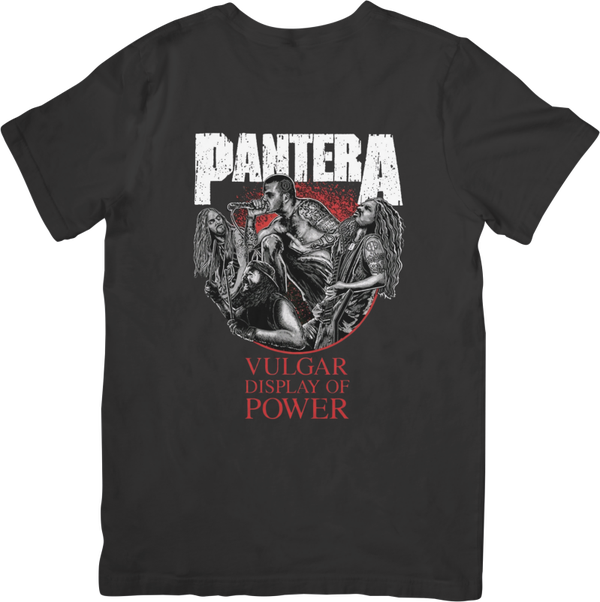 Pantera 10 Music Unisex Fit for Men & Women Quality Cotton T-Shirt Black