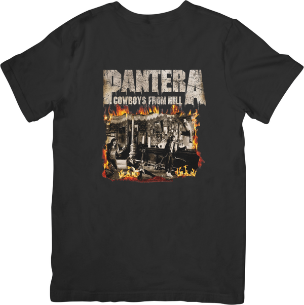 Pantera 12 Music Unisex Fit for Men & Women Quality Cotton T-Shirt Black