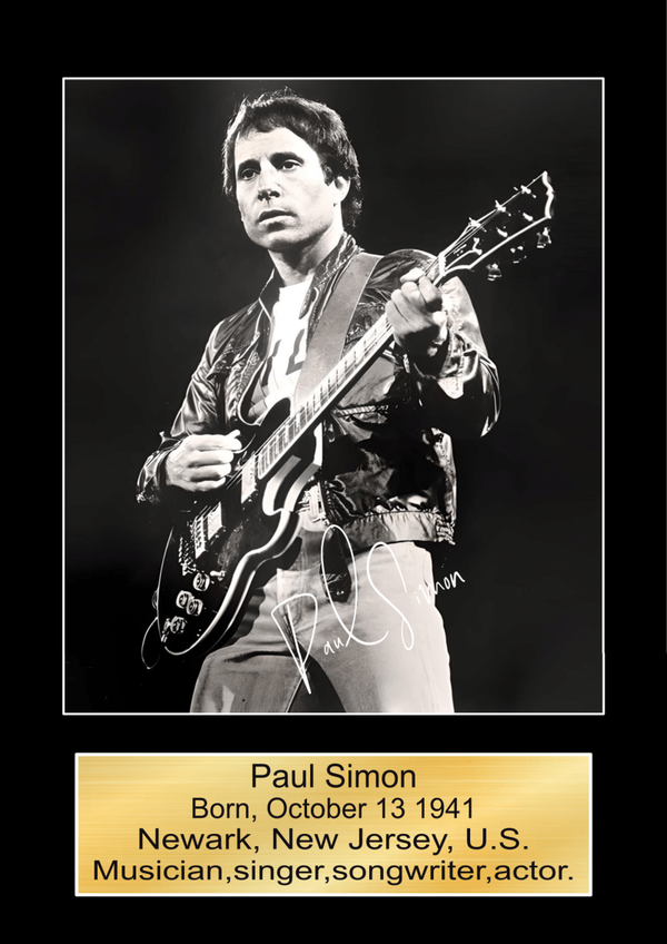 Paul Simon  Music Poster Wall Art Memorabilia gift A5,A4,A3.