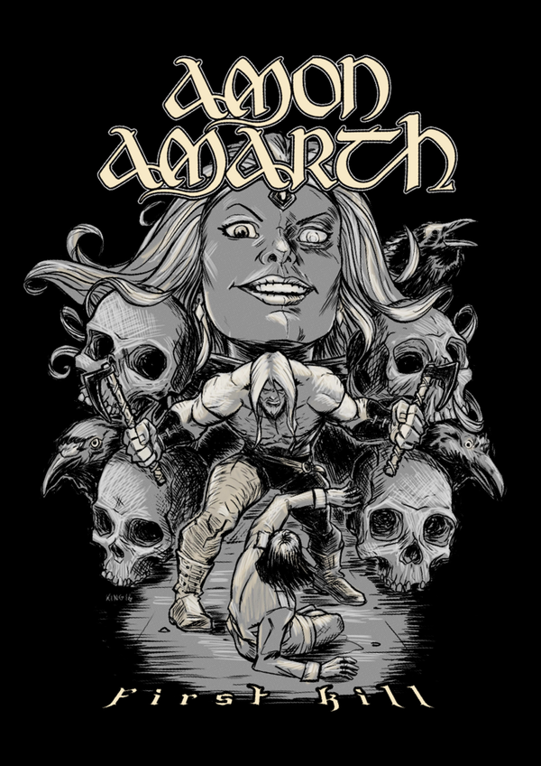 Amon Amarth 4 Music Print  Concert Wall Art Memorabilia gift A5,A4,A3