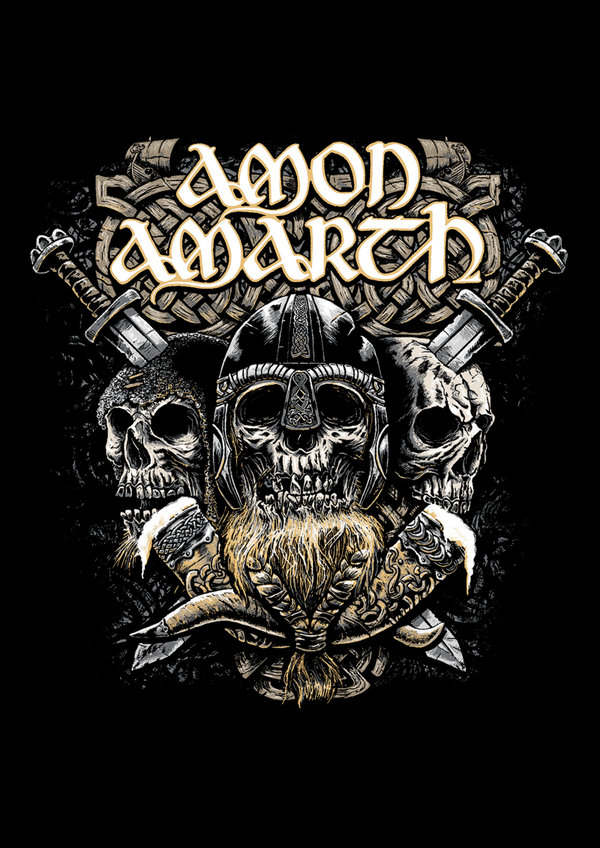 Amon Amarth 5 Music Print  Concert Wall Art Memorabilia gift A5,A4,A3