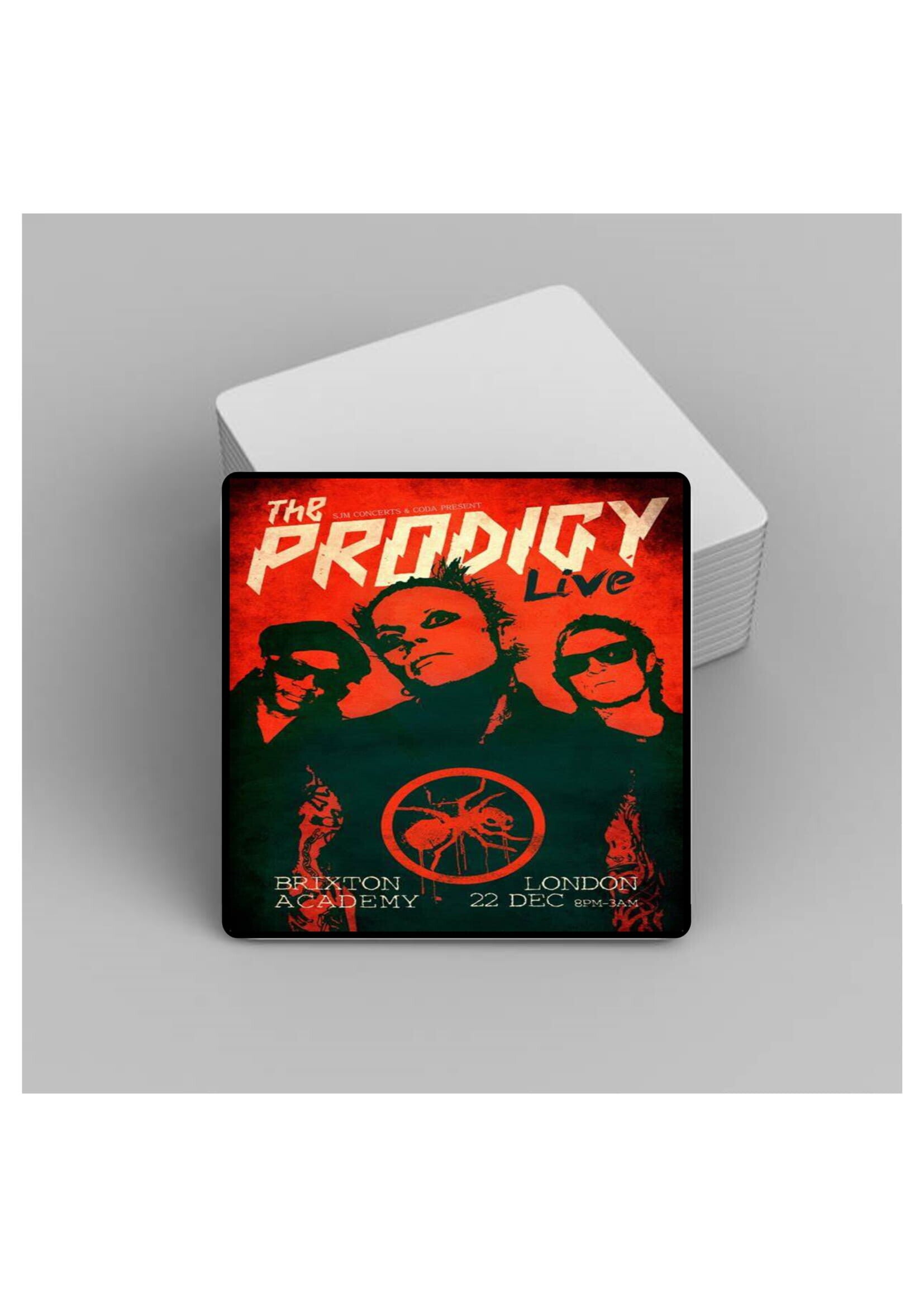 Prodigy  Music Coasters Artist/Band /Concert 90mm x90mm.