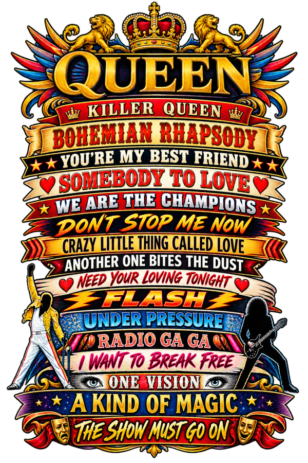 QUEEN 1 Sublimation  Digital Download
