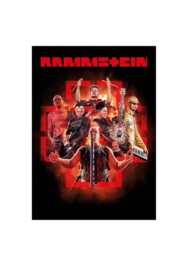 Rammstein 17 Music Print  Concert Wall Art Memorabilia gift A5,A4,A3