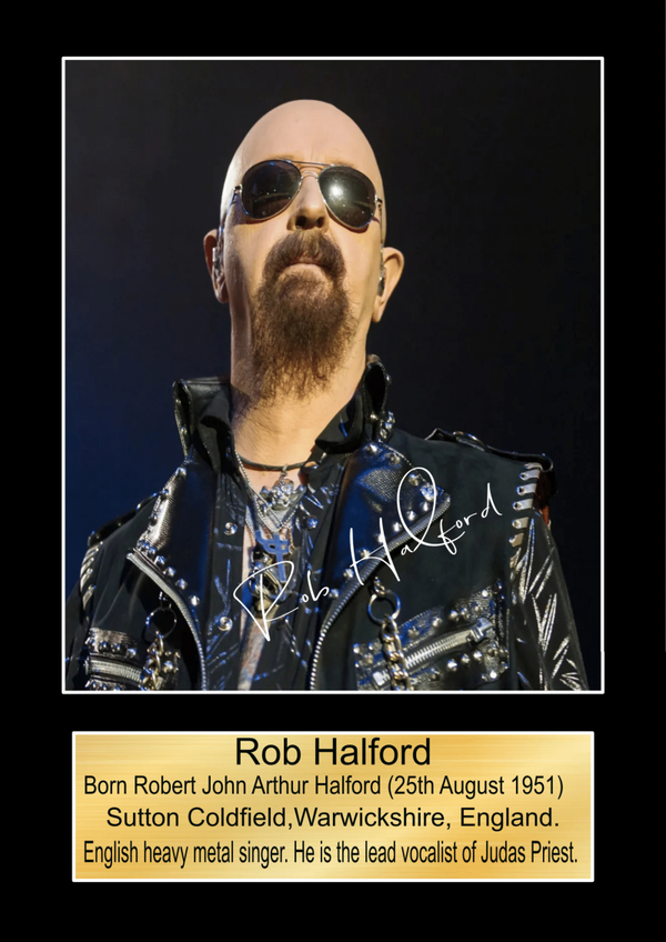 Rob Halford Judas Priest Music Poster Wall Art Memorabilia gift A5,A4,A3.