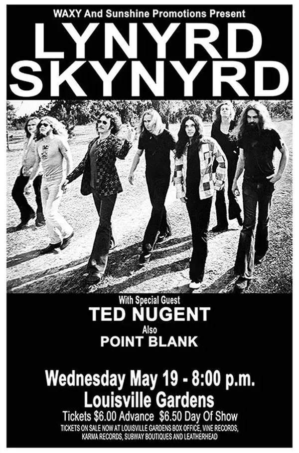 Lynyrd Skynyrd 15  Music Print  Concert Wall Art Memorabilia gift A5,A4,A3