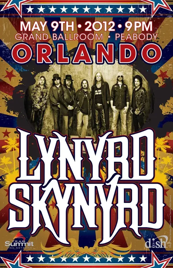 Lynyrd Skynyrd 18  Music Print  Concert Wall Art Memorabilia gift A5,A4,A3