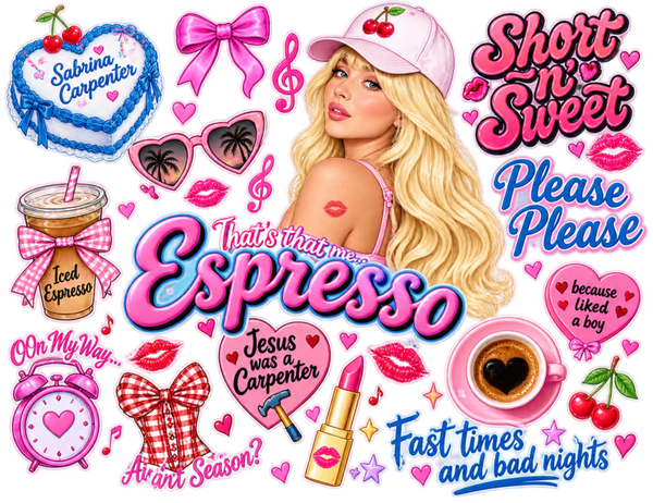SABRINA CARPENTER 1 Sublimation  Digital Download