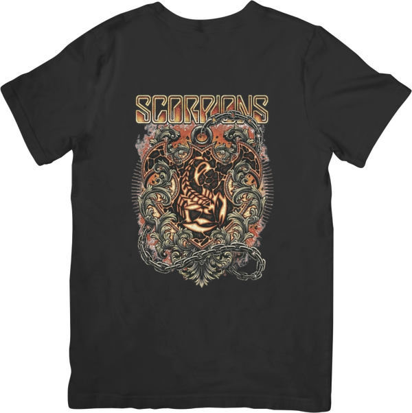 Scorpions 5 Music Unisex Fit for Men & Women Quality Cotton T-Shirt Black