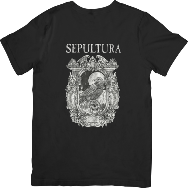 Sepultura 001 Music Unisex Fit for Men & Women Quality Cotton T-Shirt Black