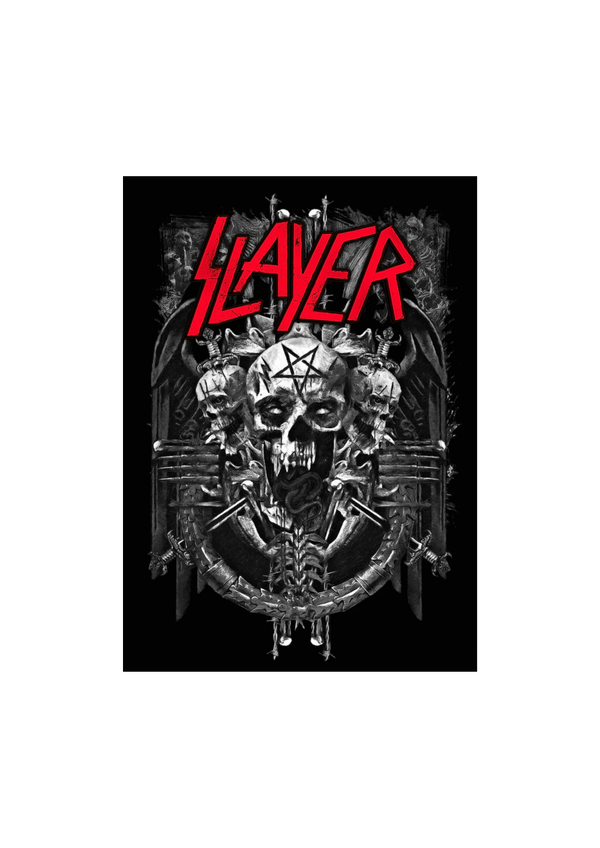 Slayer 0012 Music Print  Concert Wall Art Memorabilia gift A5,A4,A3