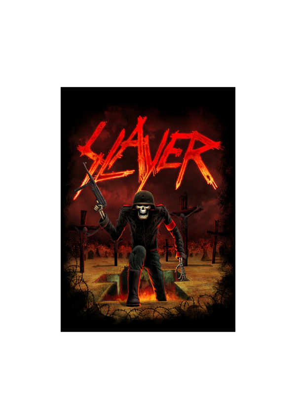 Slayer 0015 Music Print  Concert Wall Art Memorabilia gift A5,A4,A3