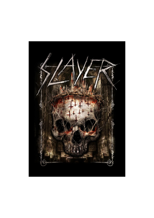 Slayer 0019 Music Print  Concert Wall Art Memorabilia gift A5,A4,A3