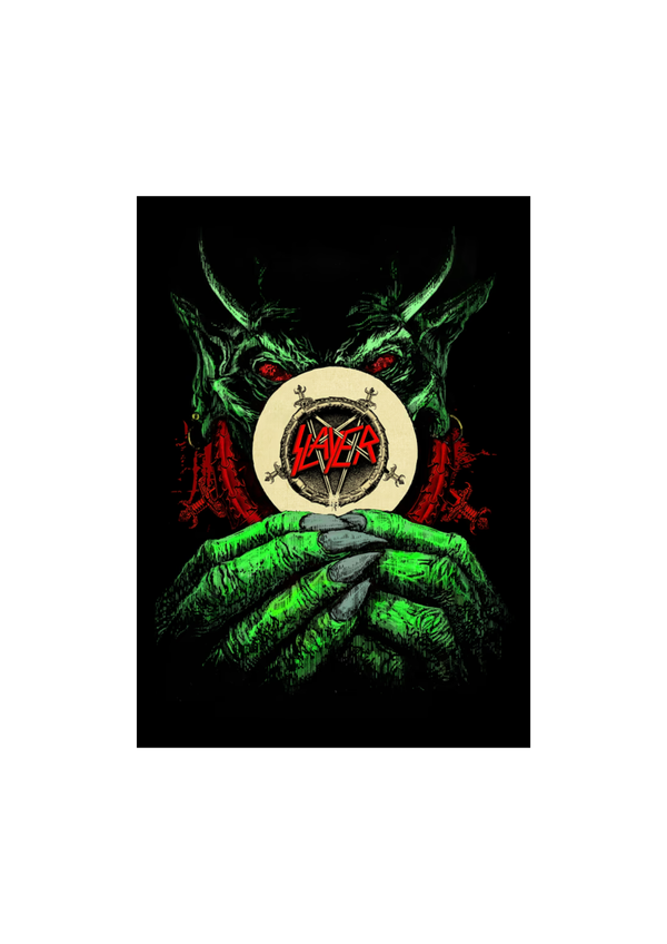 Slayer 0020 Music Print  Concert Wall Art Memorabilia gift A5,A4,A3