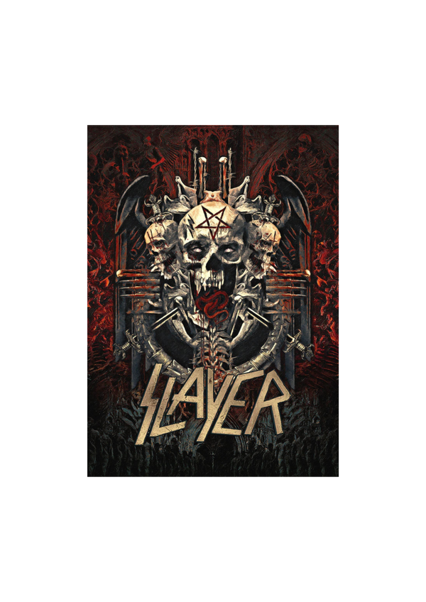 Slayer 008 Music Print  Concert Wall Art Memorabilia gift A5,A4,A3