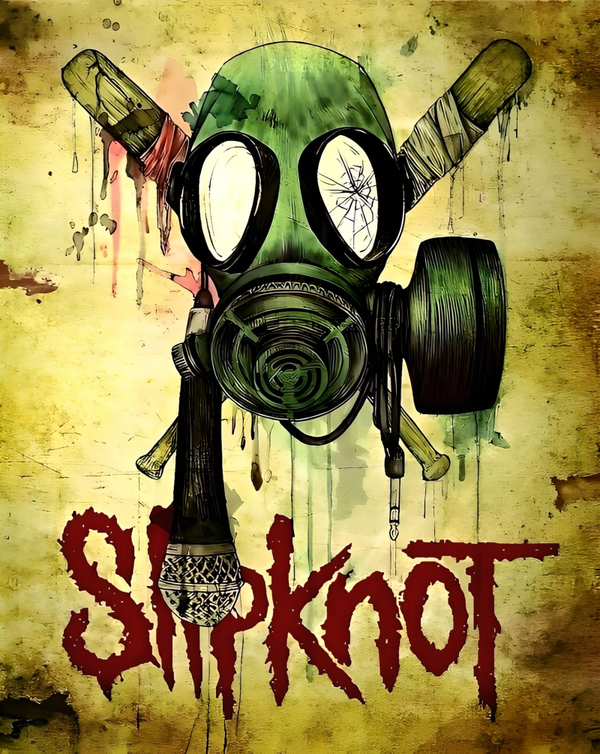 Slipknot 1 Music Print  Concert Wall Art Memorabilia gift A5,A4,A3