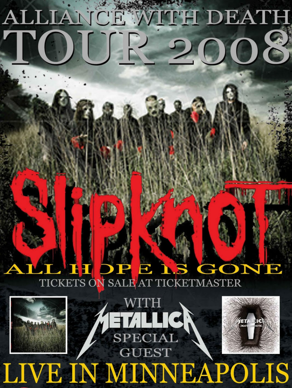 Slipknot 16 Music Print  Concert Wall Art Memorabilia gift A5,A4,A3