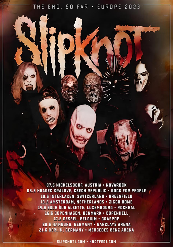 Slipknot 17 Music Print  Concert Wall Art Memorabilia gift A5,A4,A3