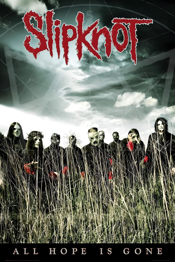 Slipknot 4 Music Print  Concert Wall Art Memorabilia gift A5,A4,A3