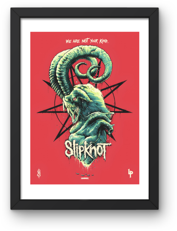 Slipknot 6  print Music Print PDF,File  Instant Digital Download A2,A3,A4,A5.