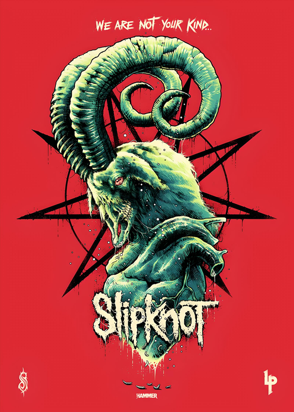 Slipknot 6 Music Print  Concert Wall Art Memorabilia gift A5,A4,A3