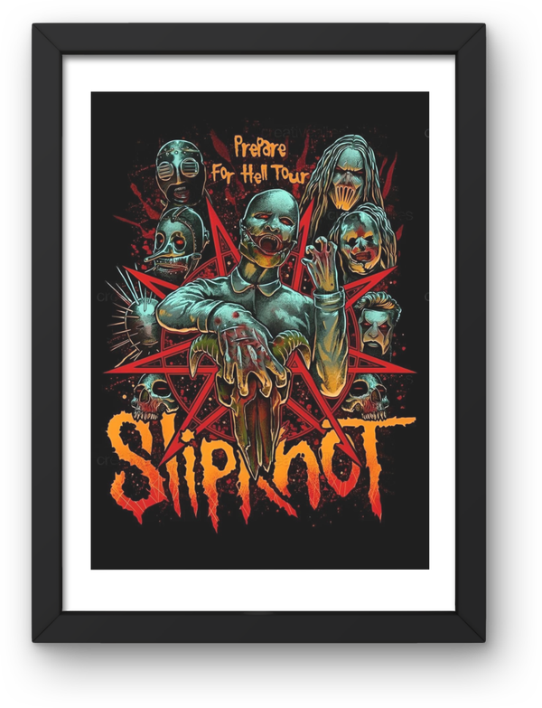 Slipknot 7  print Music Print PDF,File  Instant Digital Download A2,A3,A4,A5.