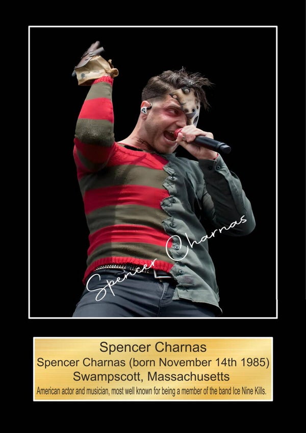Spencer Charnas (Ice nine kills) Music Poster Wall Art Memorabilia gift A5,A4,A3.